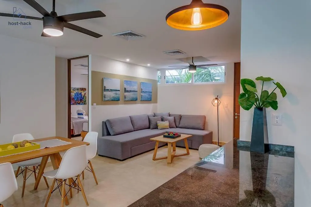 公寓 Danzamar 4, 5 Blocks Away From Playa Pelicanos 普拉亚卡门 墨西哥