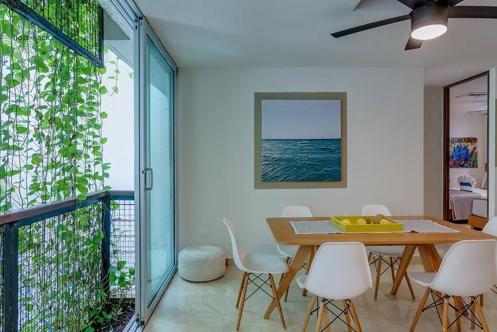 公寓 Danzamar 4, 5 Blocks Away From Playa Pelicanos 普拉亚卡门 墨西哥